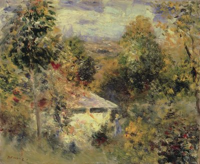 Haus im Wald, 1875 von Pierre Auguste Renoir